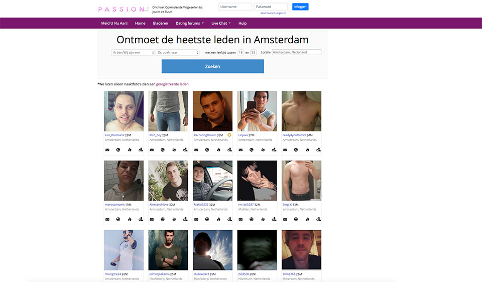 Utilisateurs de Passion.com