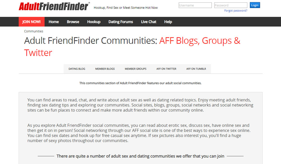 Adult Friend Finder Membership