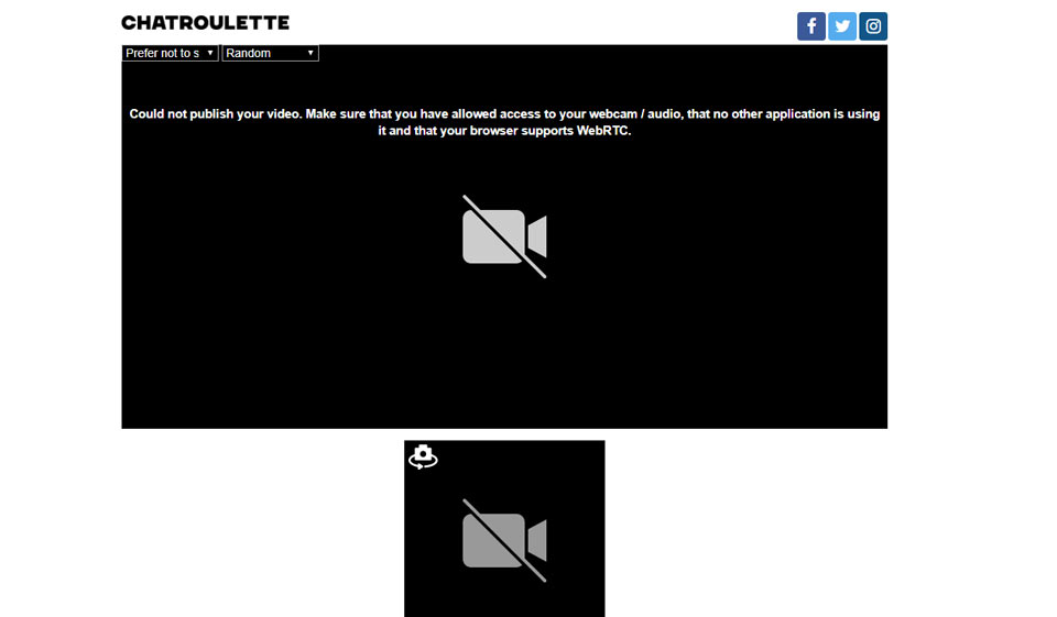 Chatroulette est-il sûr?