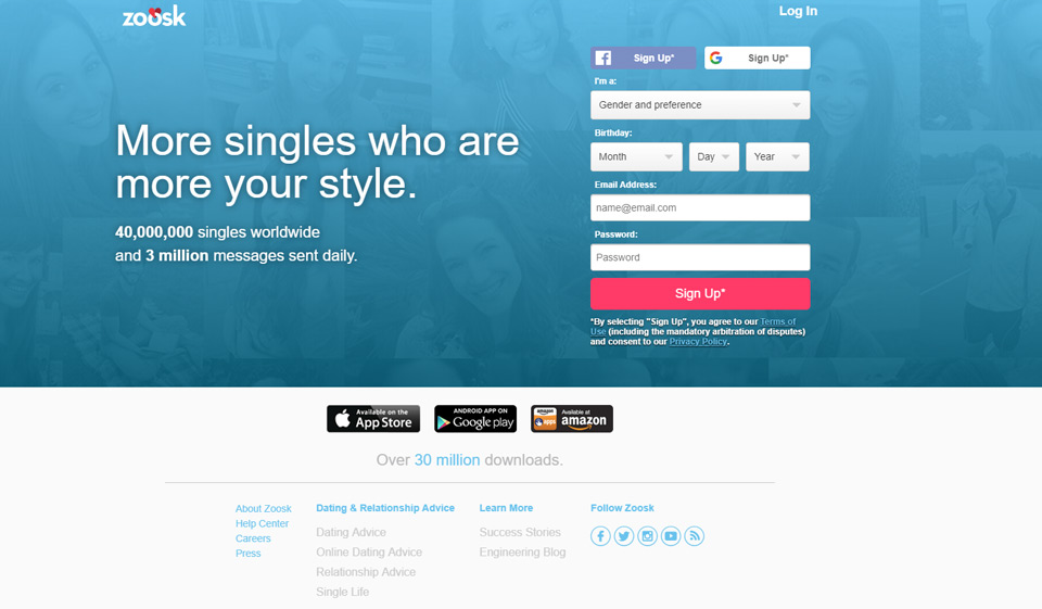 Zoosk dating site reviews