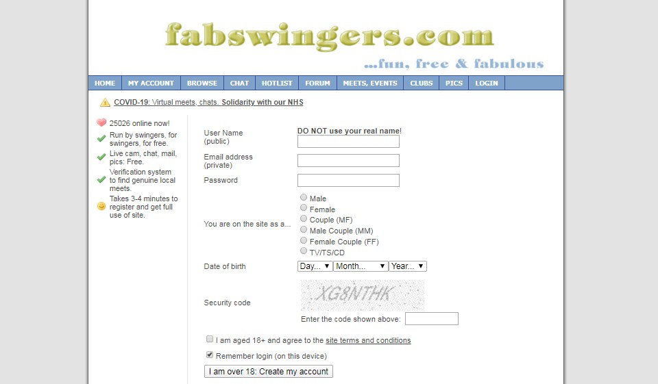FabSwingers Hesabınızı Nasıl Silebilirsiniz?