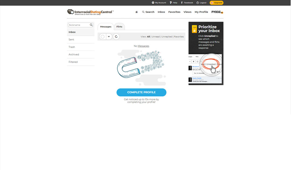 Hvordan kansellere Interracial Dating Central Betalt abonnement?