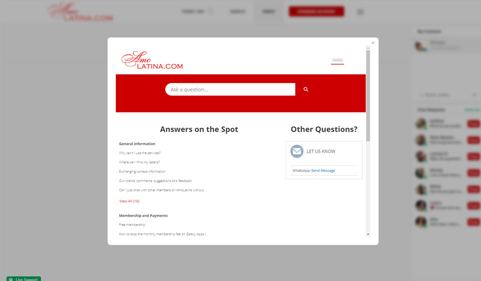 How Does AmoLatina Work?