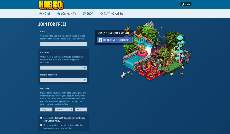 Habbo Când a fost fondată Habbo
