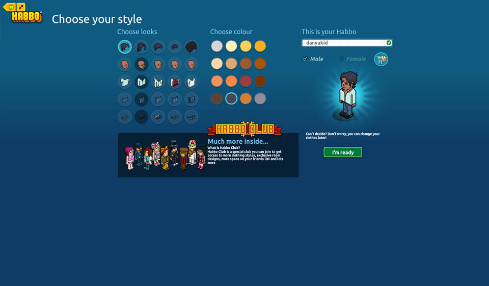 Abonare gratuită Habbo