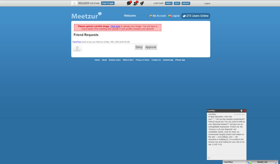 Kommunikation / Matches iMeetzu