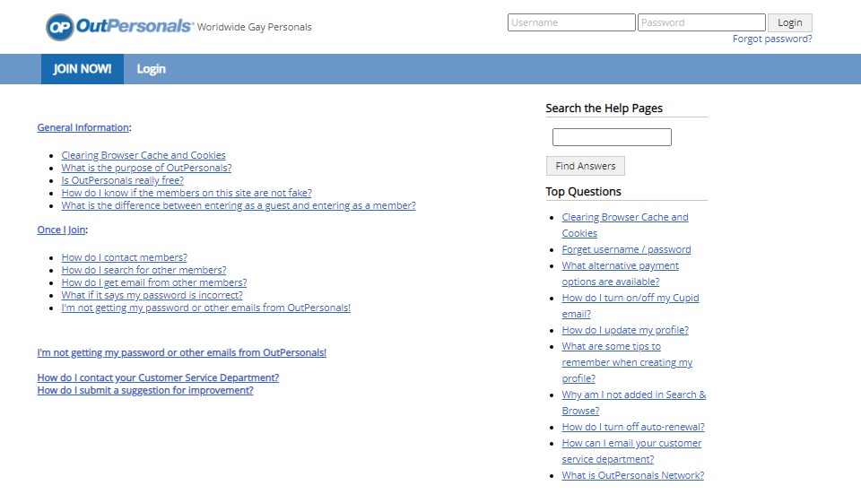 Jak zrušit placené předplatné OutPersonals?