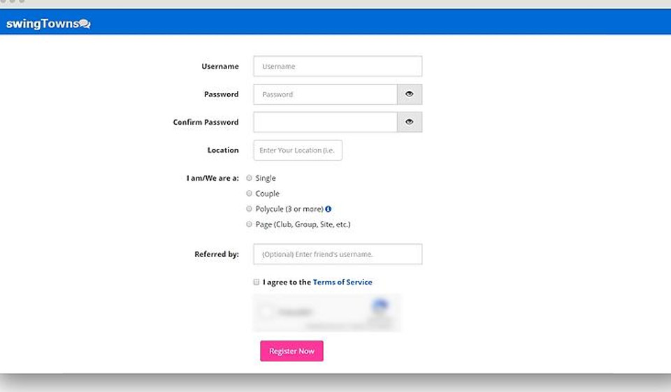 Iscrizione gratuita Swingtowns