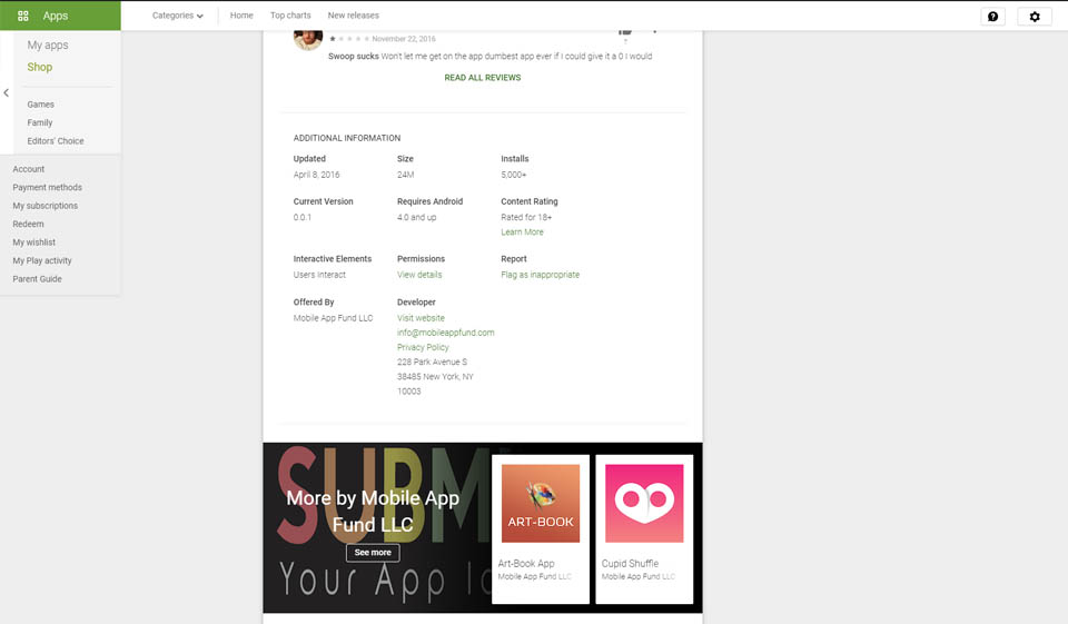 ¿Cómo eliminar la cuenta de Swoop?