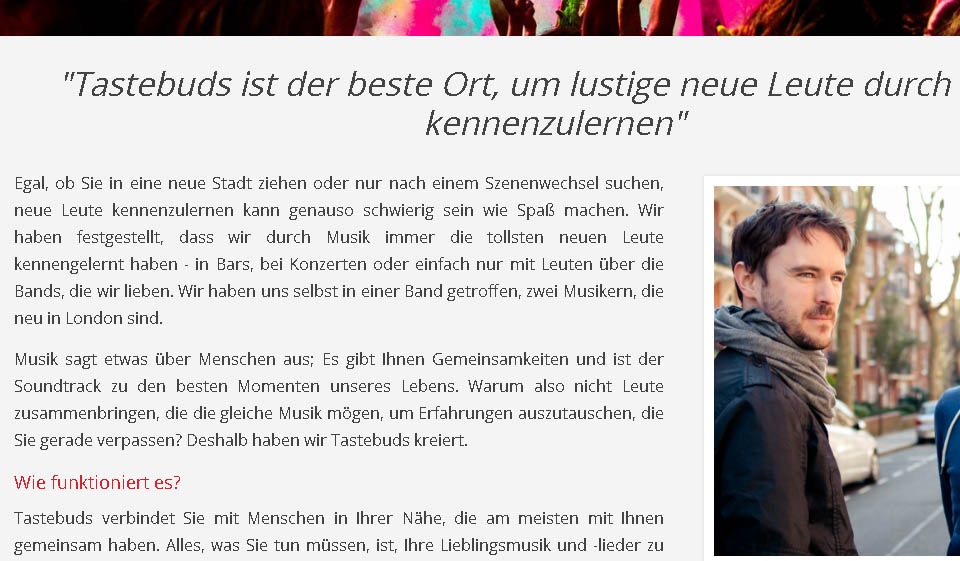 Struktura členů Tastebuds