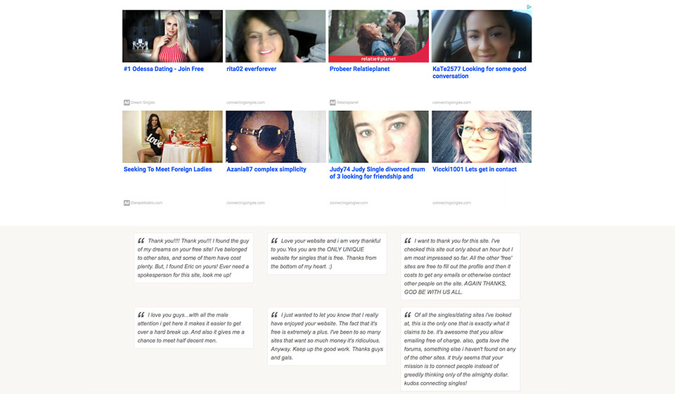 Conexión de solteros revisión