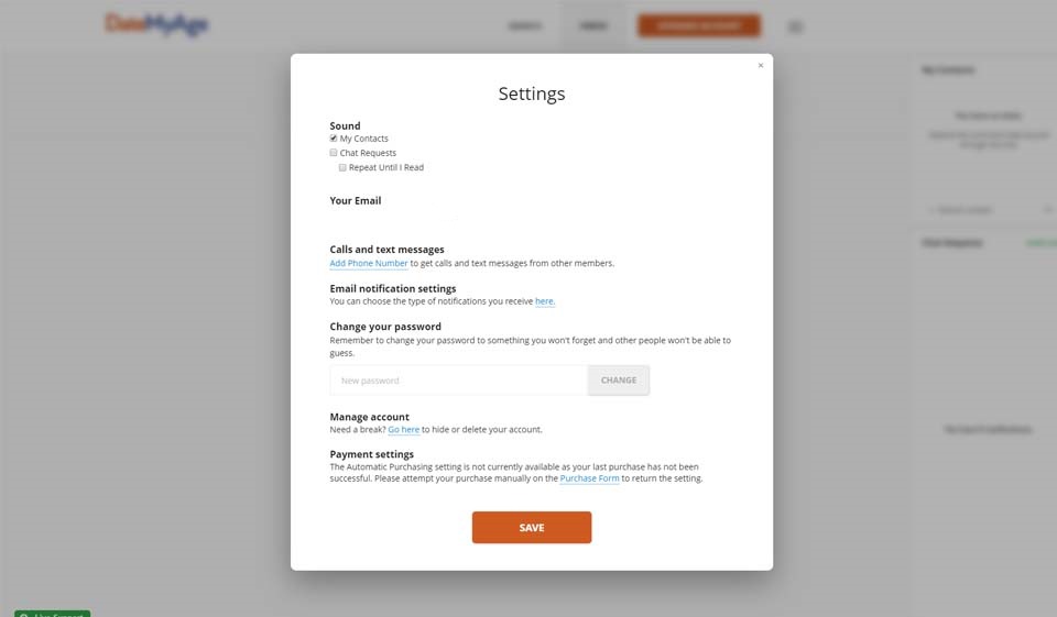 DateMyAge App