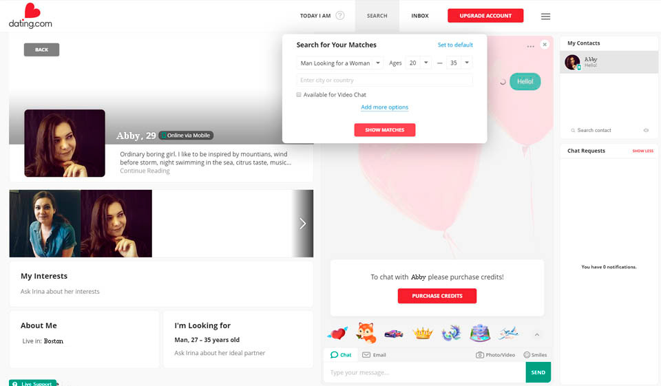 Hoe werkt Dating.com?