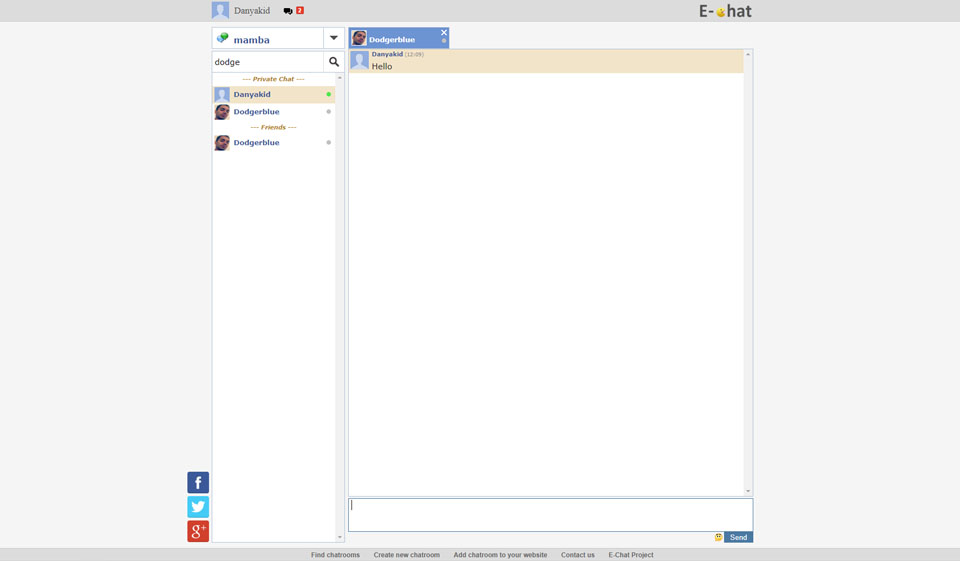 Aplicație E-chat