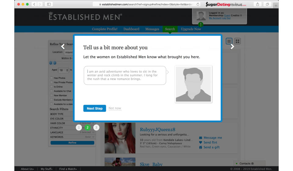 Wann wurden etablierte Männer gegründet?