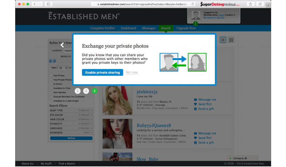 Registrierung & Profil