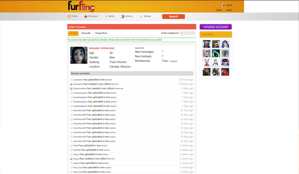 Comment supprimer un compte FurFling?