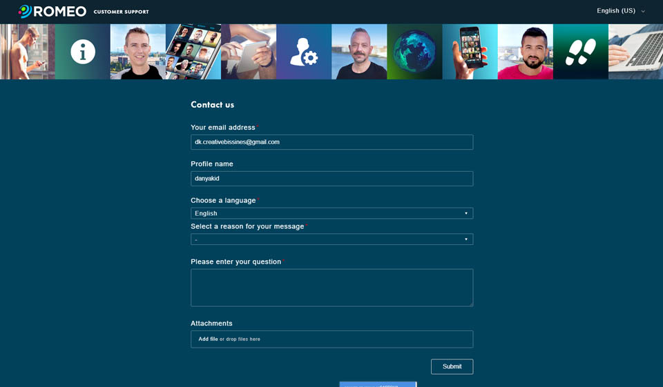 Application PlanetRomeo