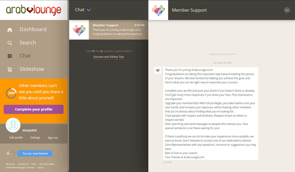 ArabLounge Bewertung