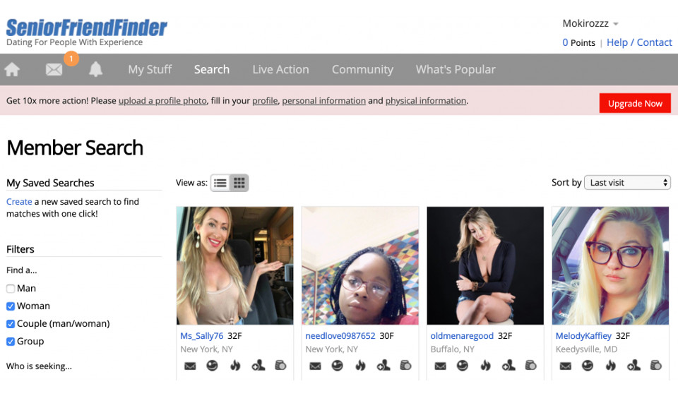 Senior Friend Finder anmeldelse