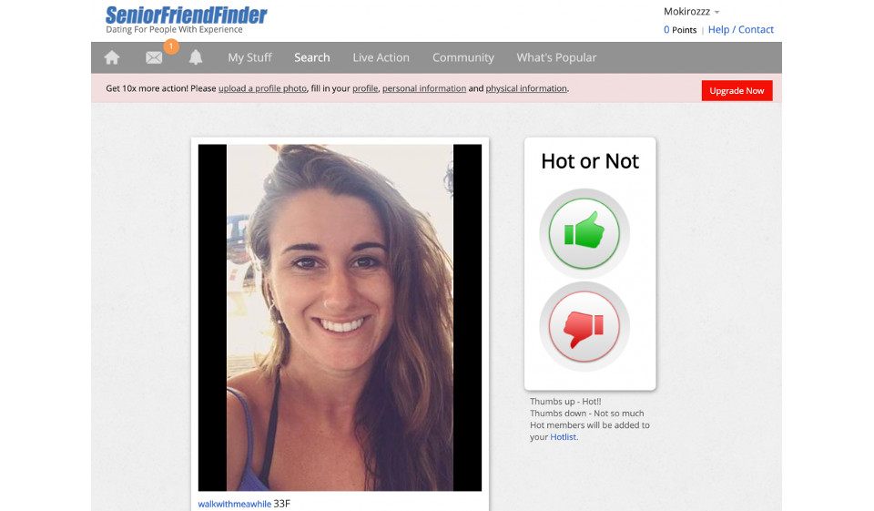 Senior Friend Finder anmeldelse