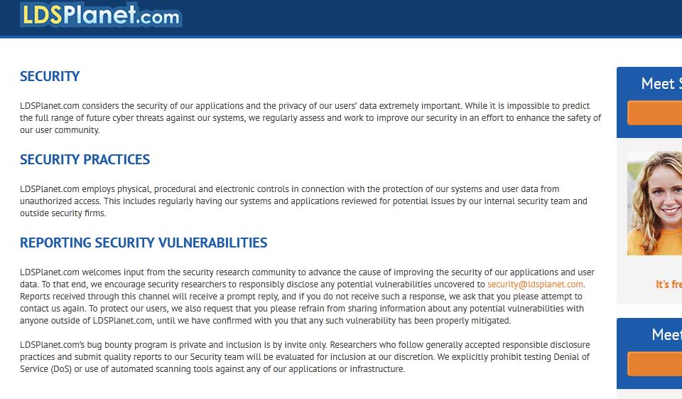 LDSPlanet est-il sûr?