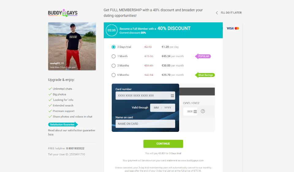 Registration and Profile